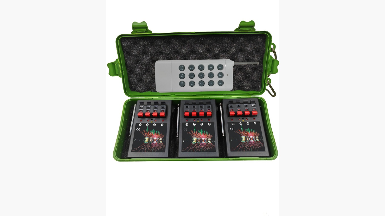 Firing system for fireworks and balloon events